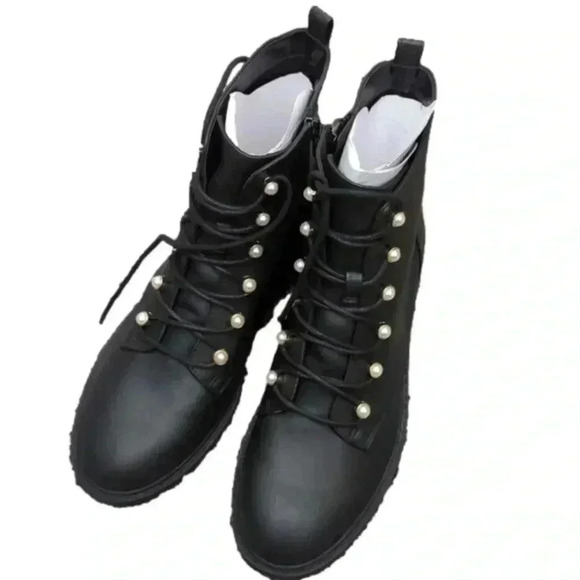 Charter club Shiloh Combat Booties, Created for Macy's - Picture 1 of 11